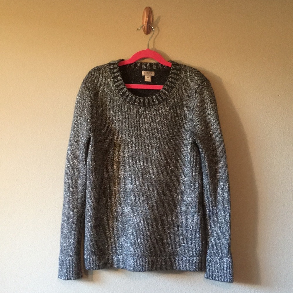 J. Crew XXS Silver Sweater